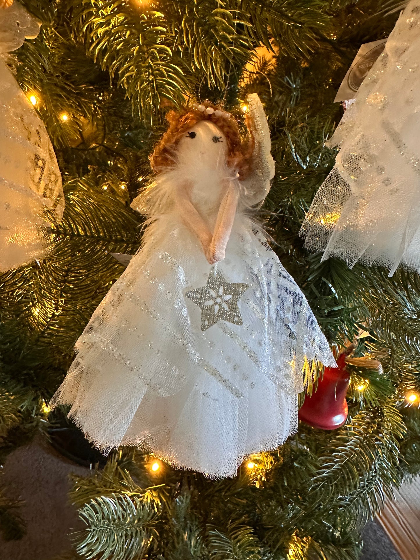 Set of Three Hanging Christmas Fairies