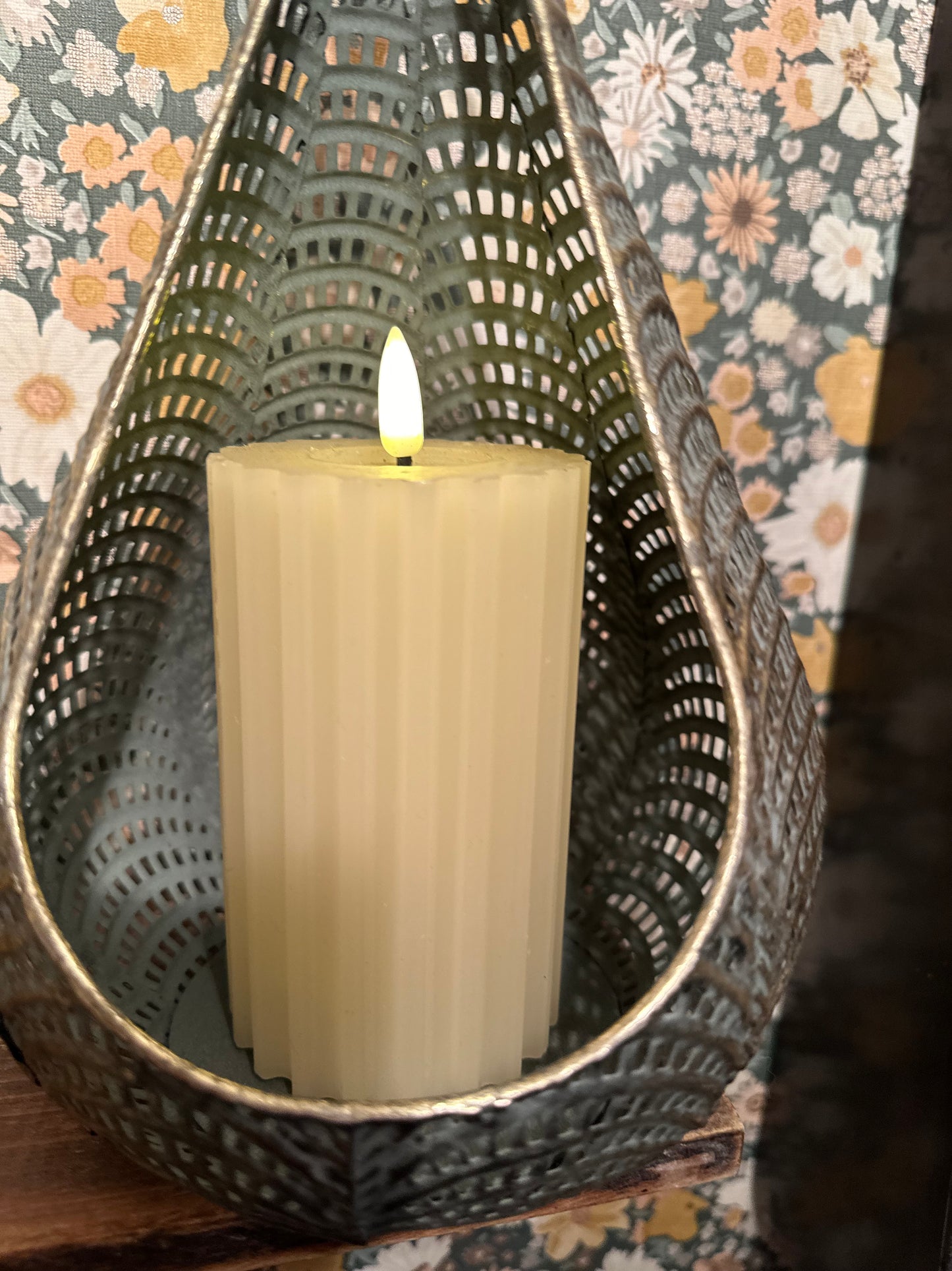 Stunning Gold Metal Lantern