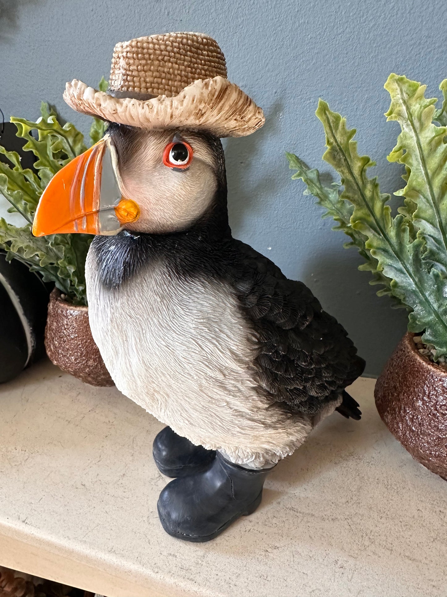 Decorative Puffin In Boots