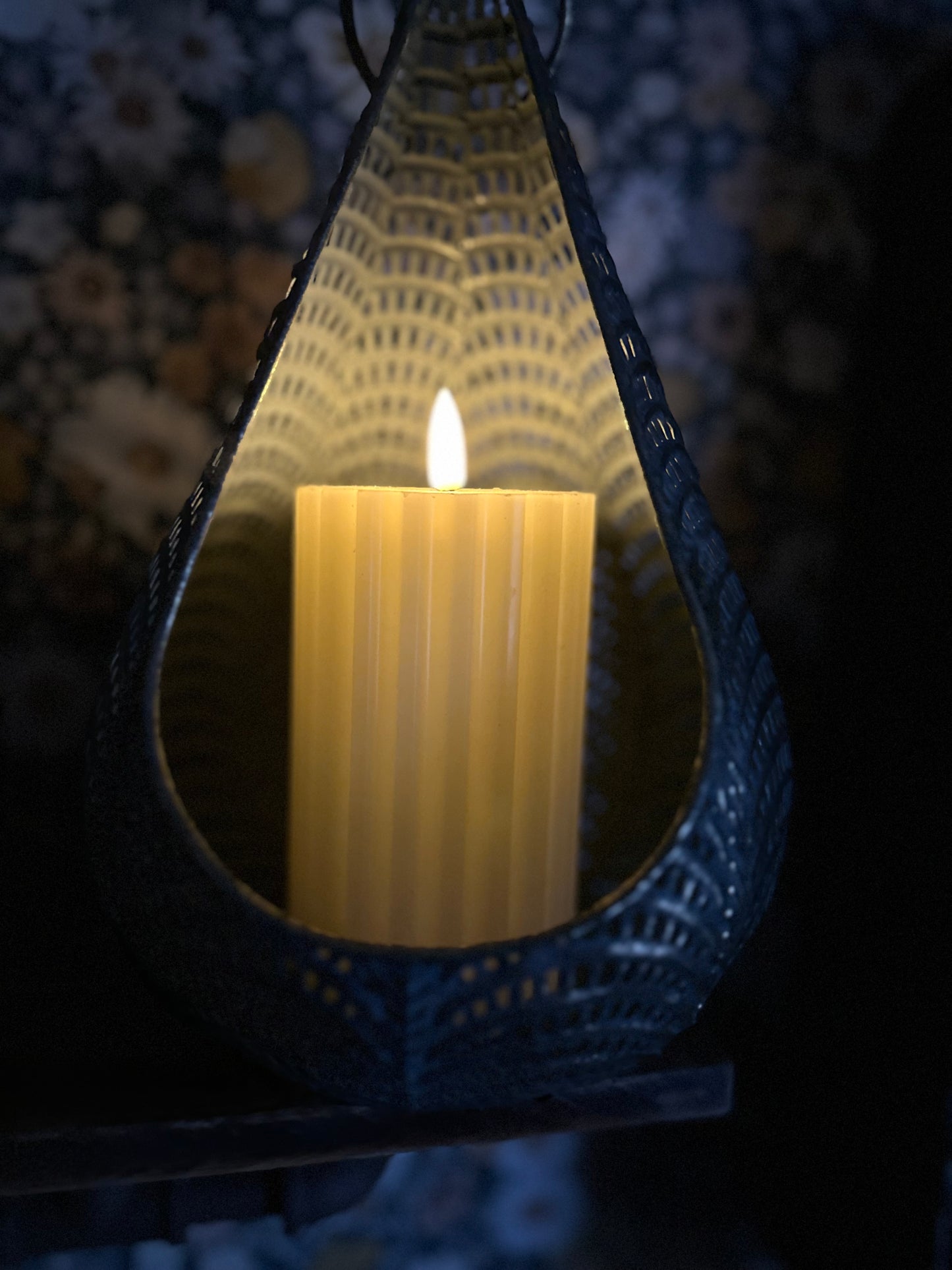 Stunning Gold Metal Lantern