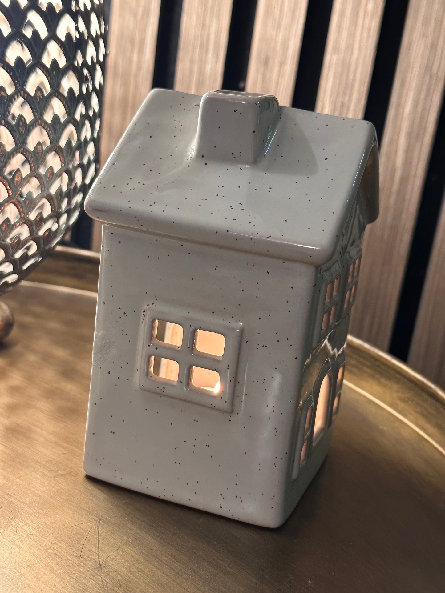 Speckled Heart Tealight House
