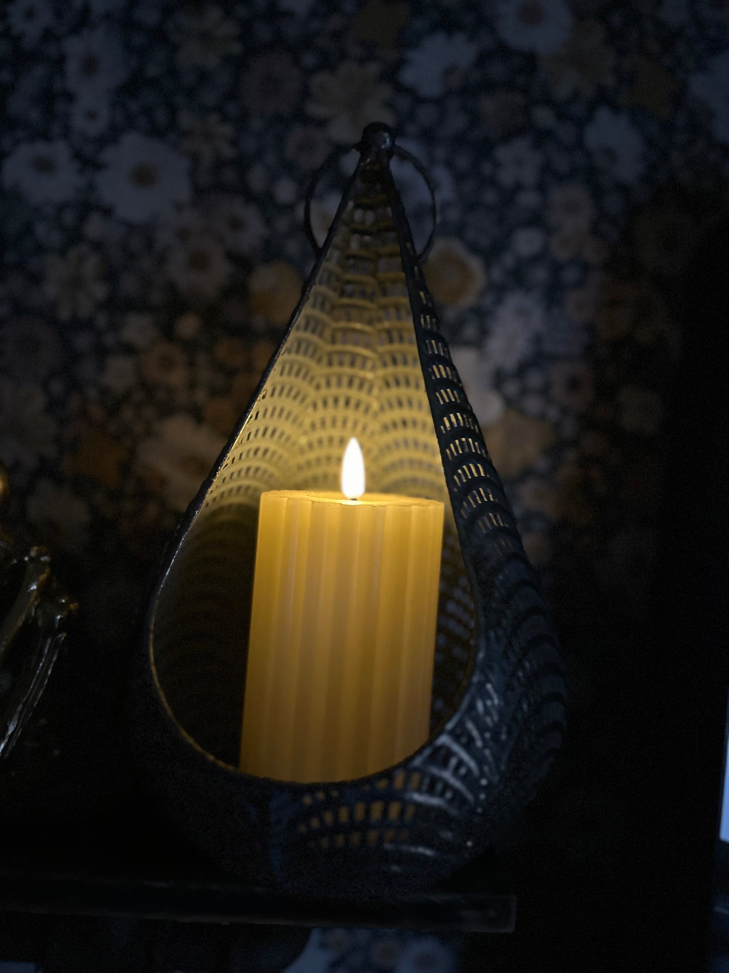 Stunning Gold Metal Lantern
