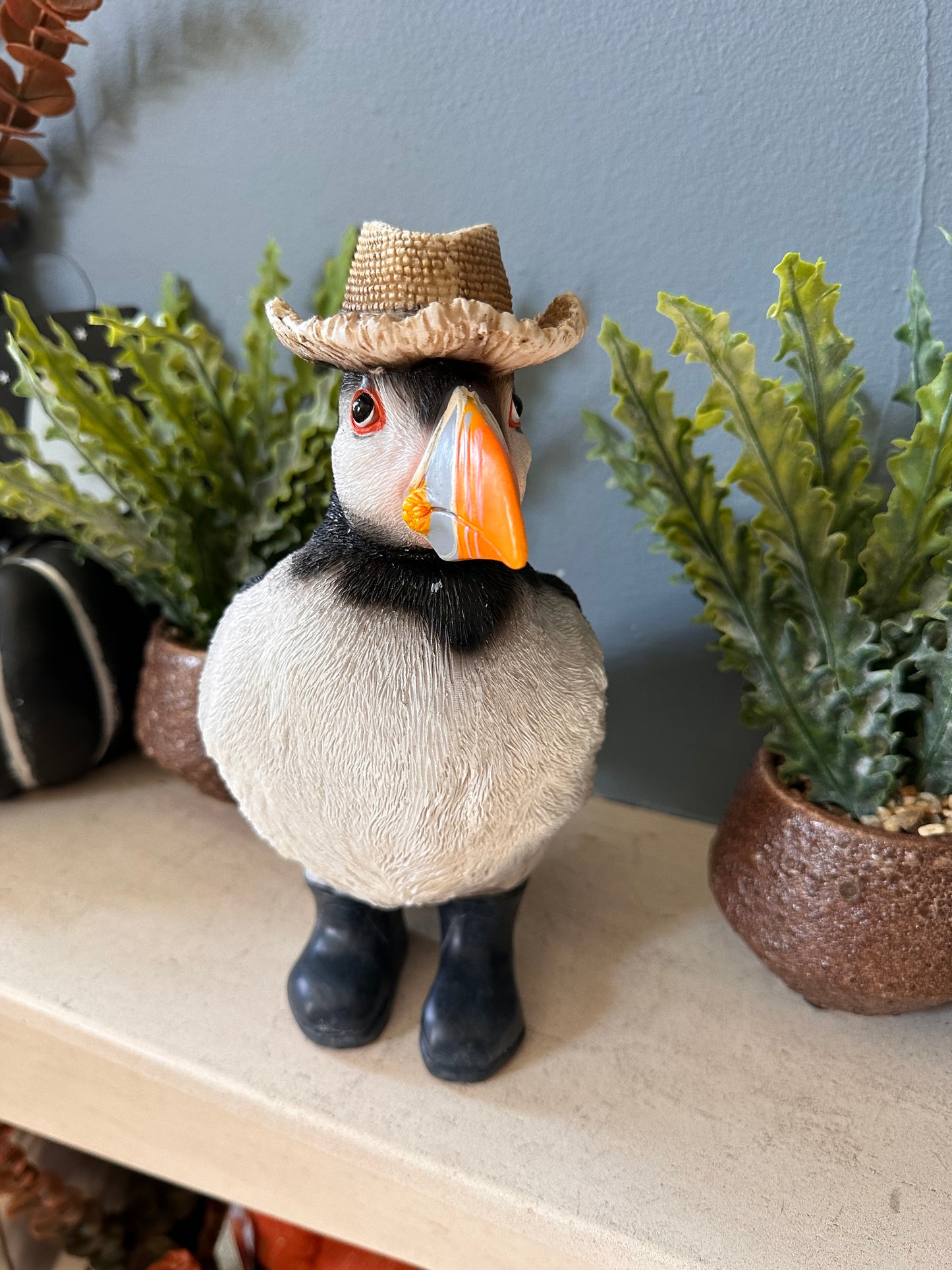 Decorative Puffin In Boots