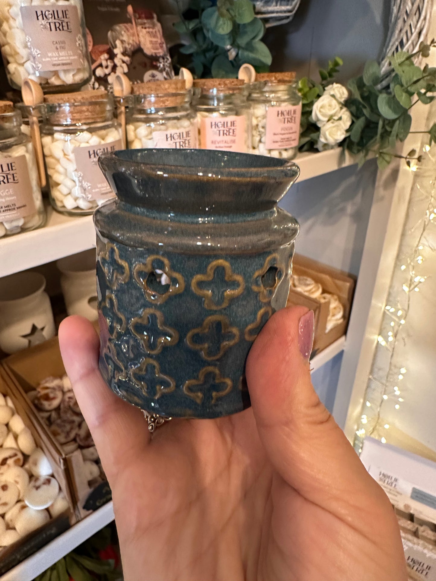 Mini Oil Wax Burner ~ Assorted Colours