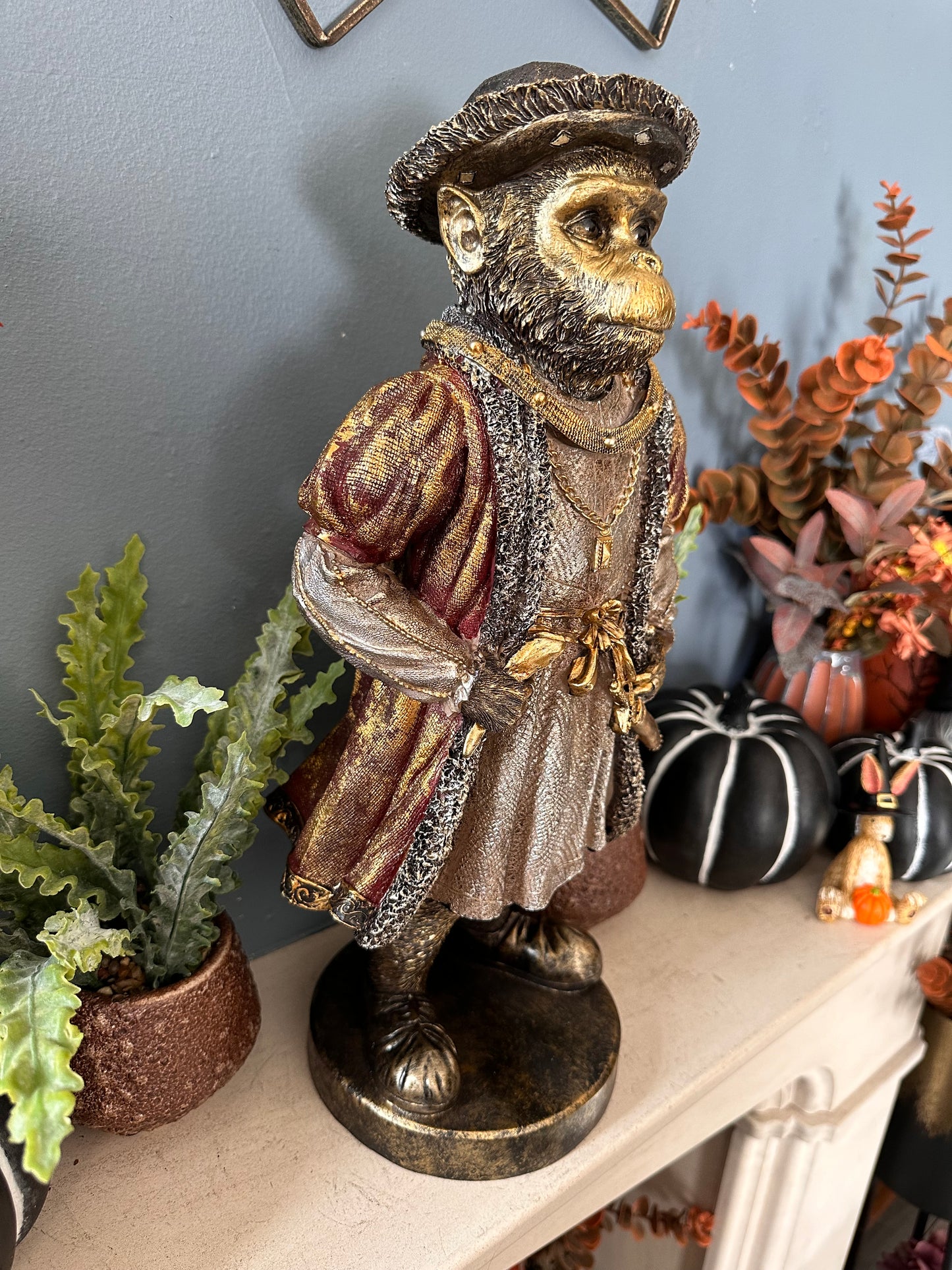 Stunning Decorative Monkey in Costume with Sword