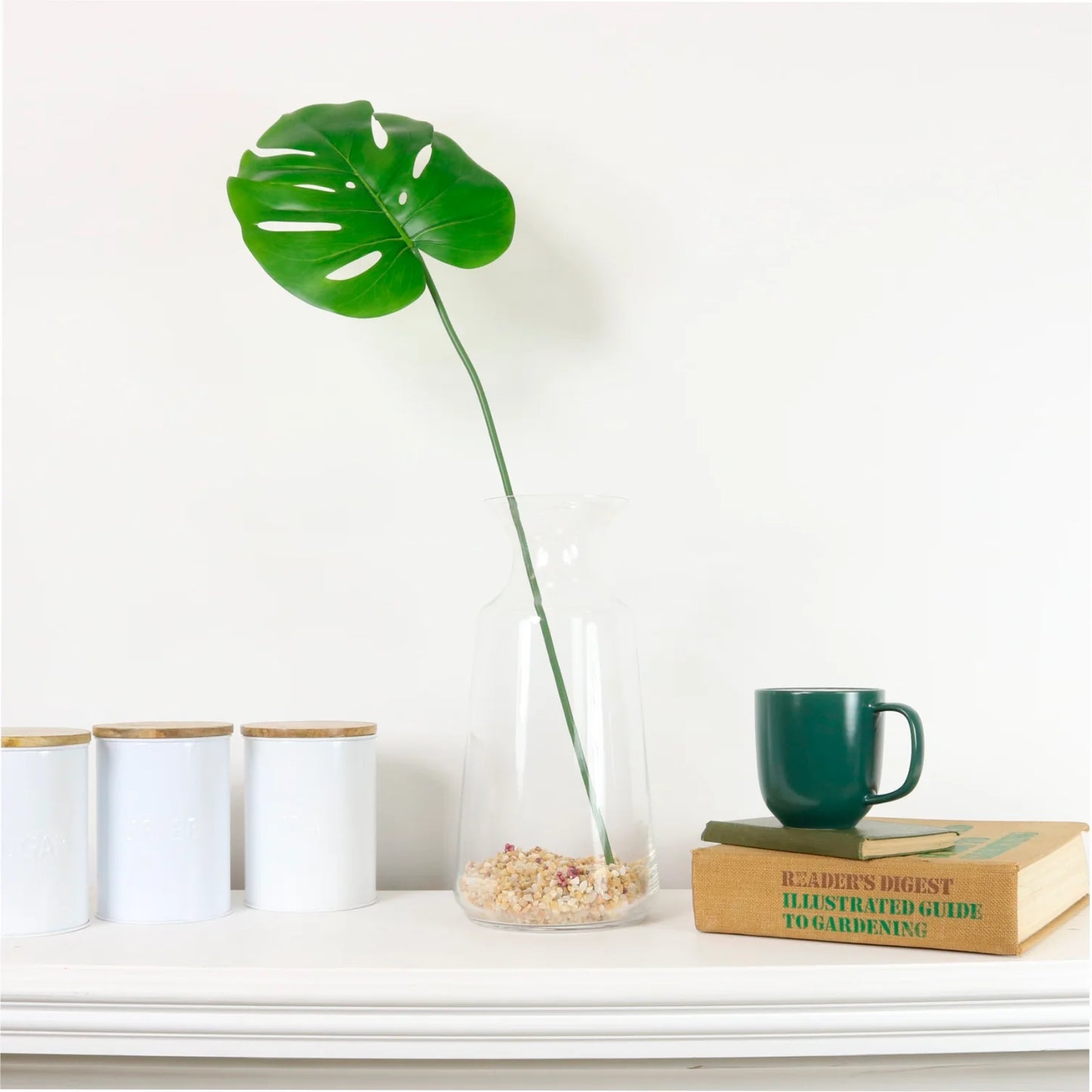 Faux Monstera Exotic Stem ~ One Leaf Per Stem
