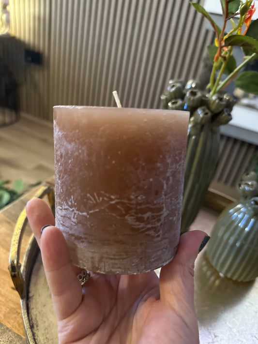 Pillar Candle 10cm - Beige