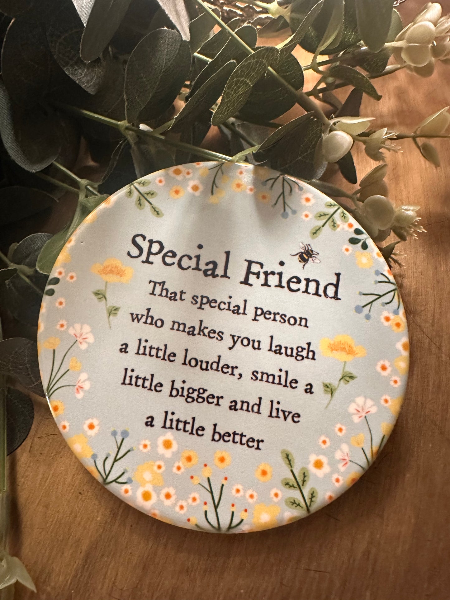 Special Friend Flower Coaster