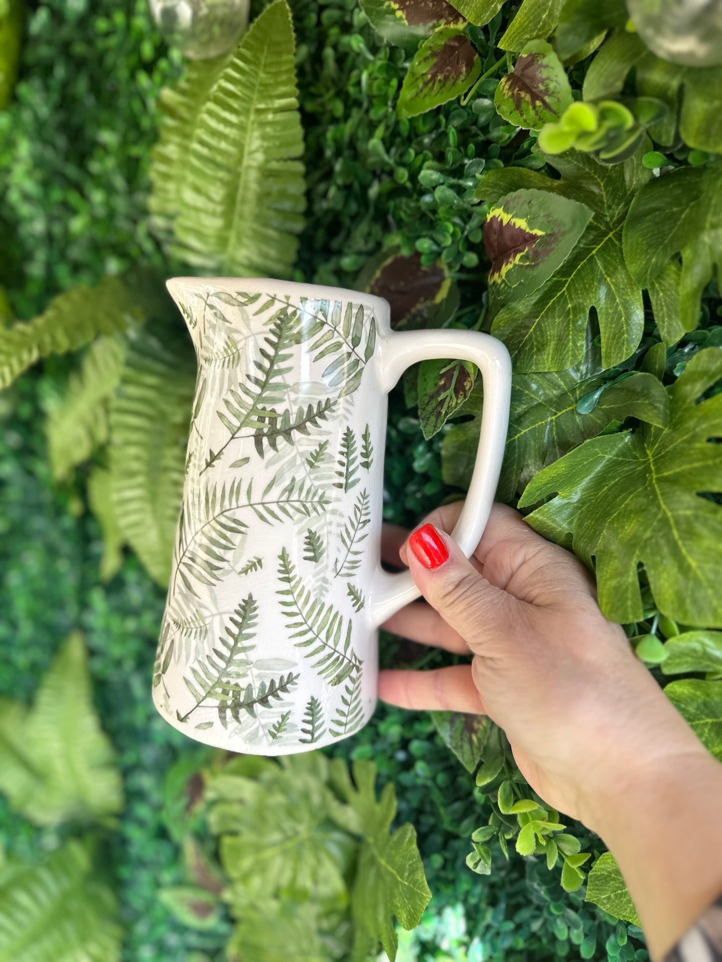 Fern Decorative Jug