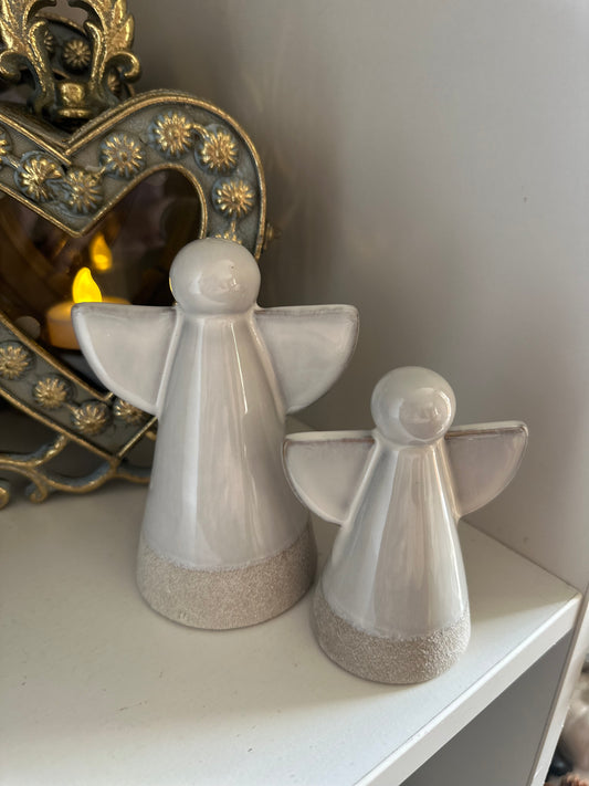 Ceramic Angel Decoration ~ Choice of 2
