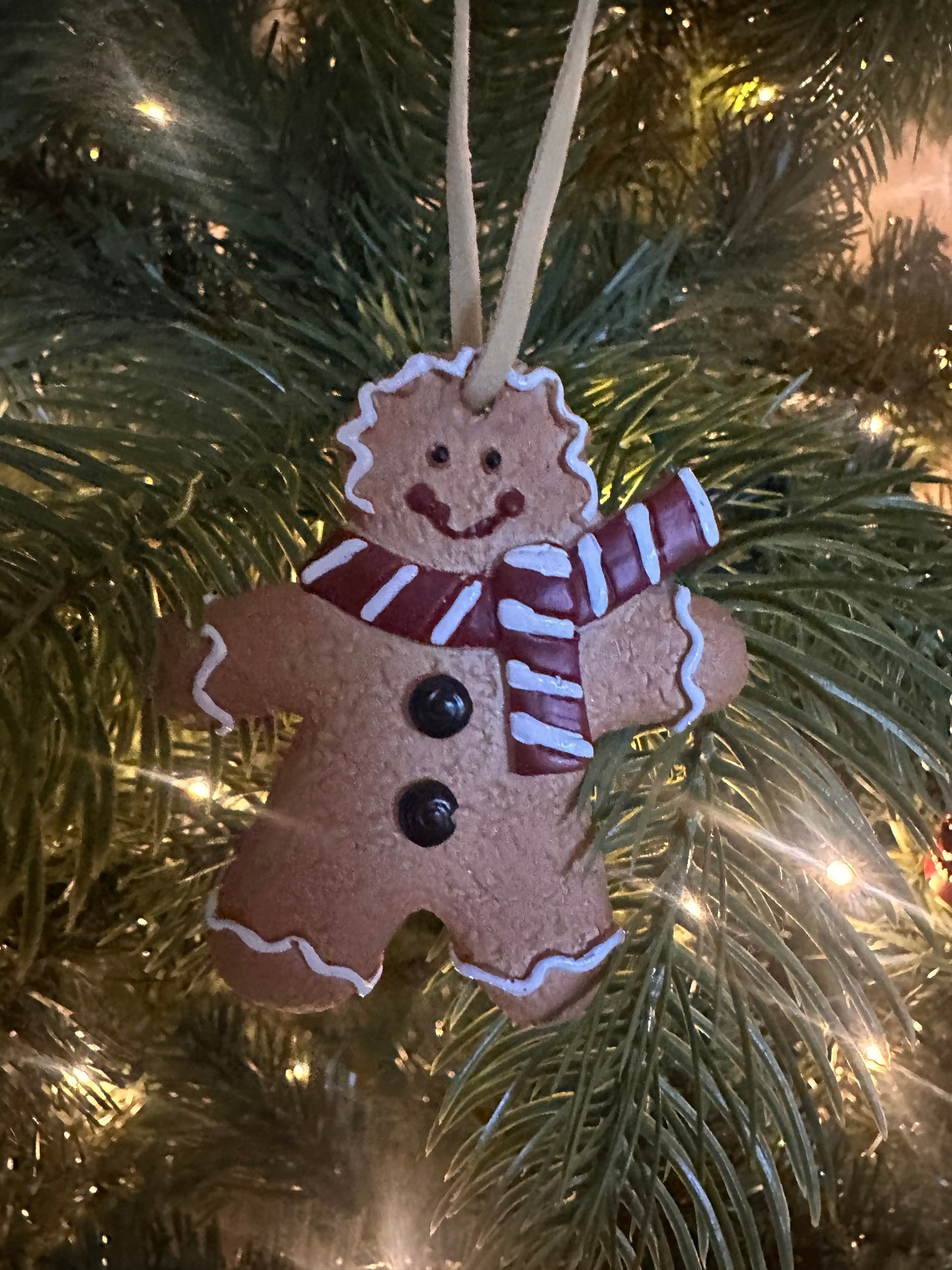 Resin Hanging Gingerbread Man