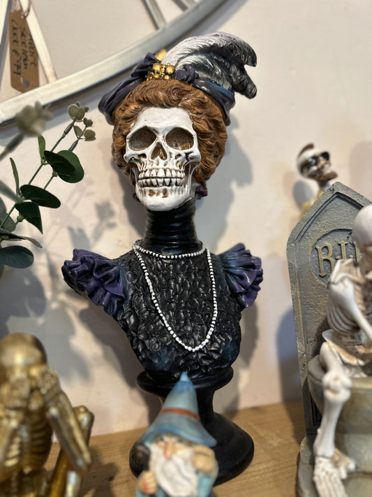 Violet Skeleton Bust