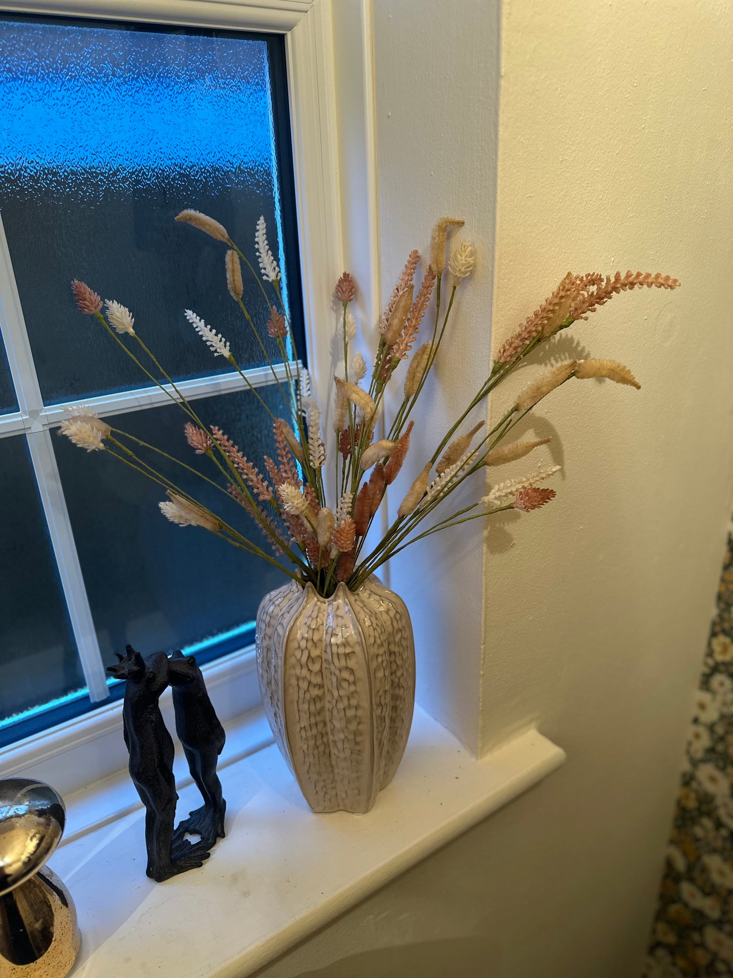 Taupe Ceramic Pod Style Vase