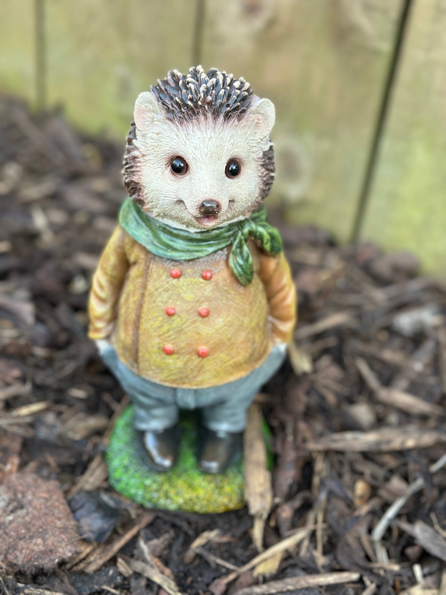 Quirky Dressed Decorative Hedgehog Garden Decor
