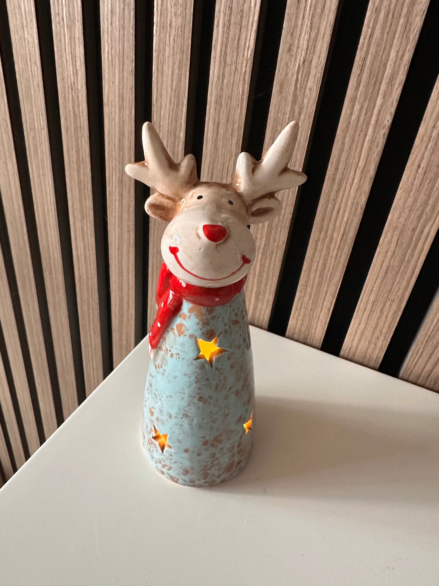 Ceramic Led Reindeers - 2 Sizes