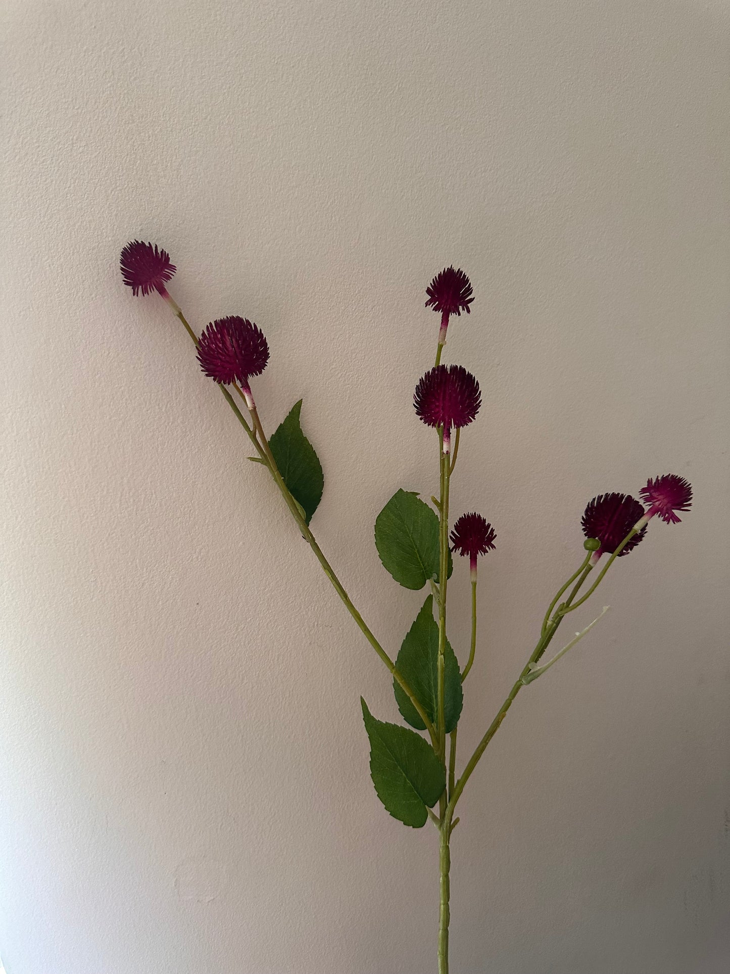 Faux Globe Thistle ~ Magenta