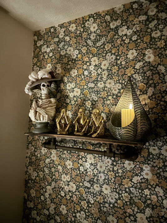 Stunning Gold Metal Lantern