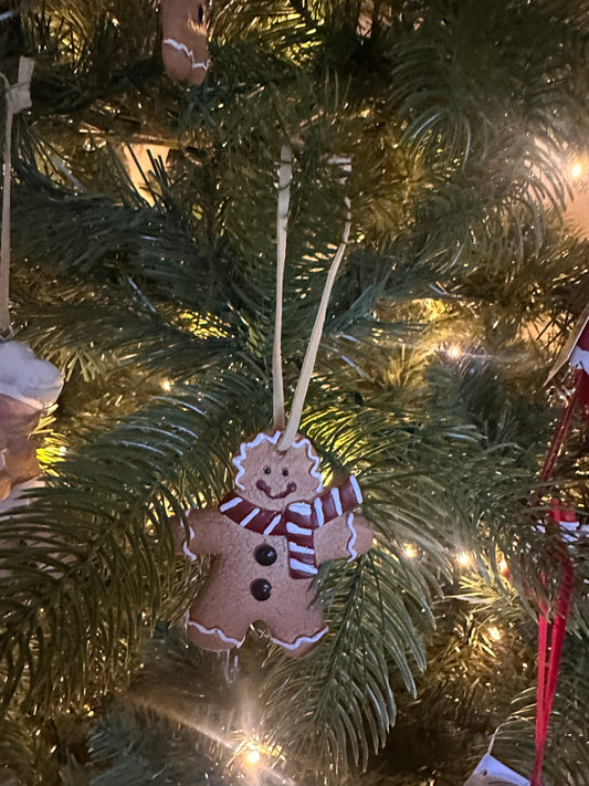 Resin Hanging Gingerbread Man