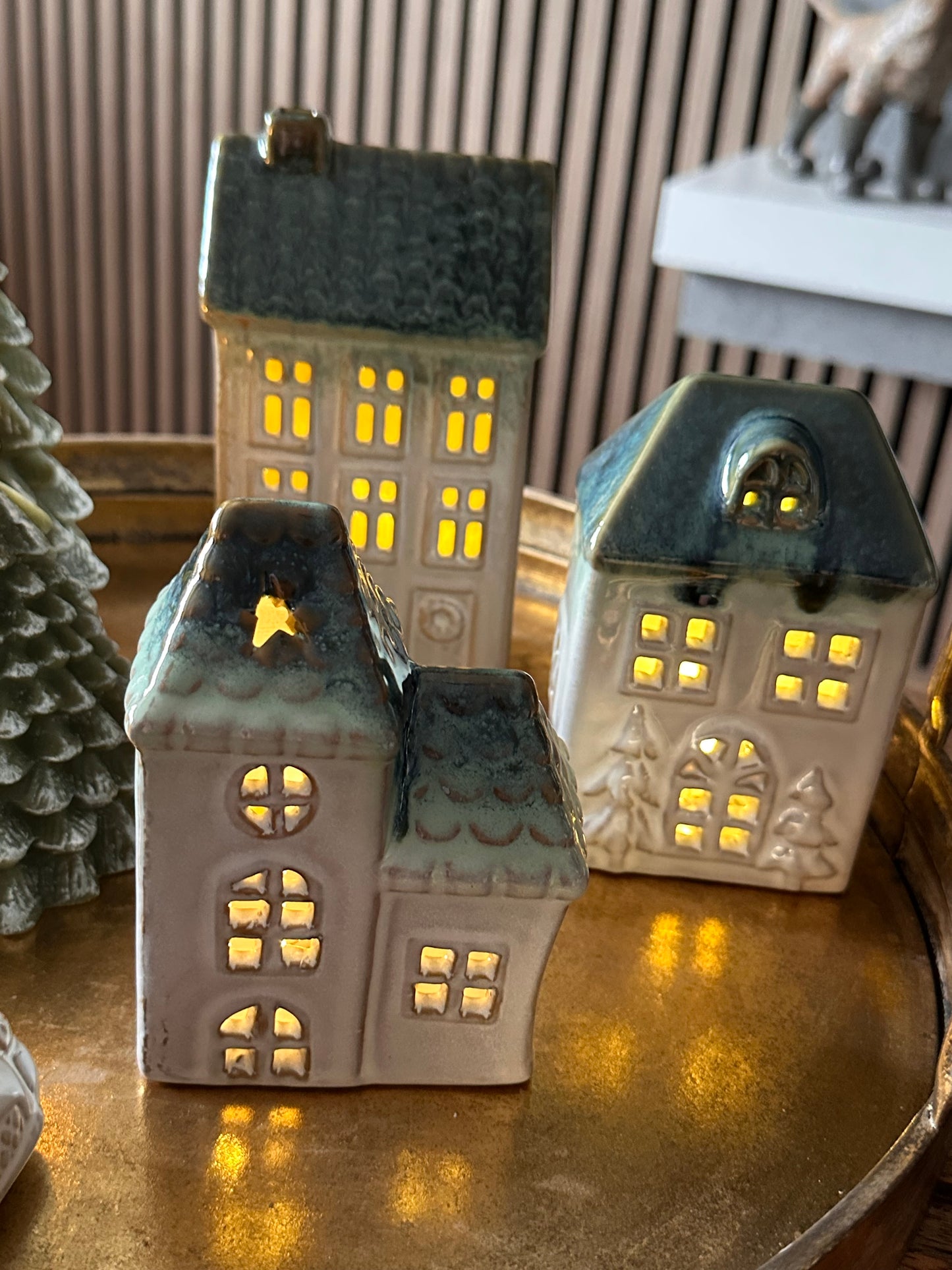 Ceramic Light Up House ~ Choice of 3