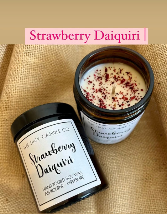 Tipsy Candle Cocktail Style ~ 35hrs Burn Time Mojito Strawberry Daiquiri 14 to Choose from