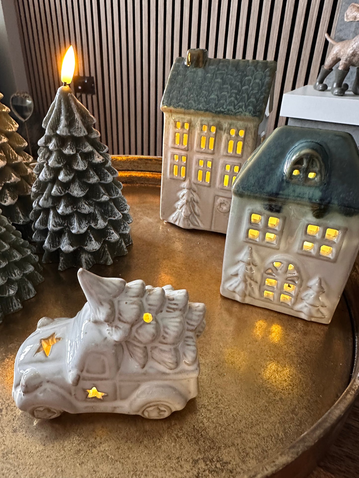 Ceramic Light Up House ~ Choice of 3