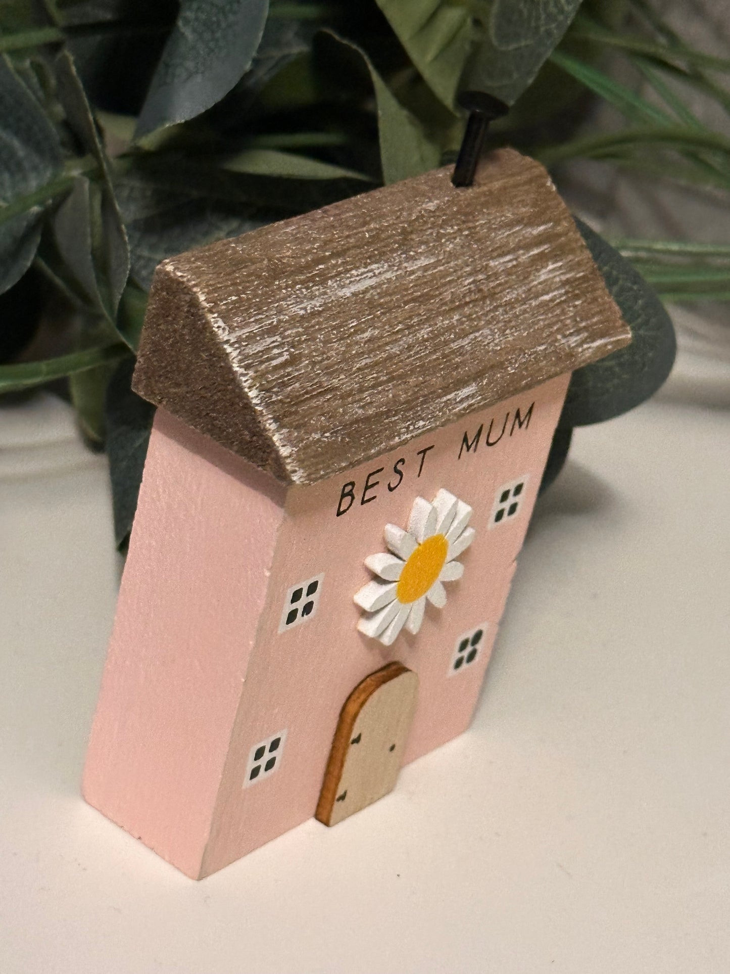 Mum Pink Mini Wooden House