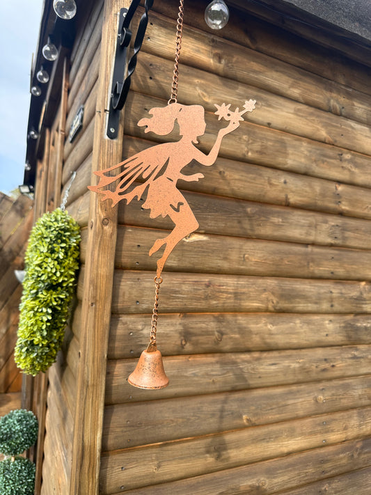 Metal Fairy Hanging Bell