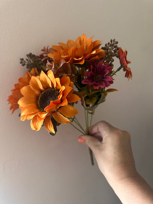 Faux Mix Daisy & Sunflower