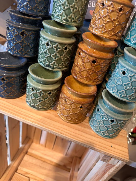 Mini Oil Wax Burner ~ Assorted Colours