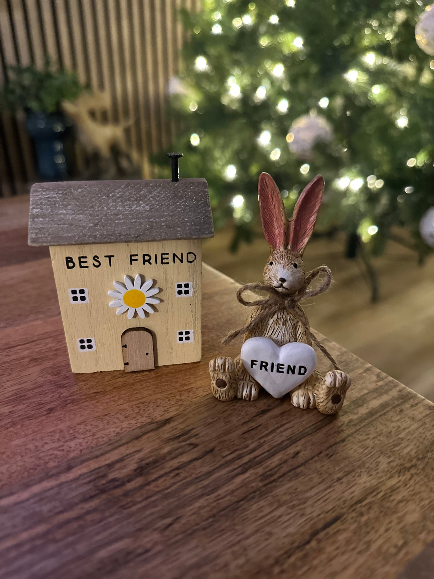 Best Friend Yellow Wooden House