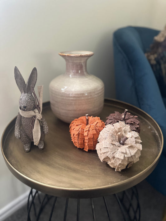 Natural Ripped Squat Vase - Decorative & Stylish Addition to Any Space
