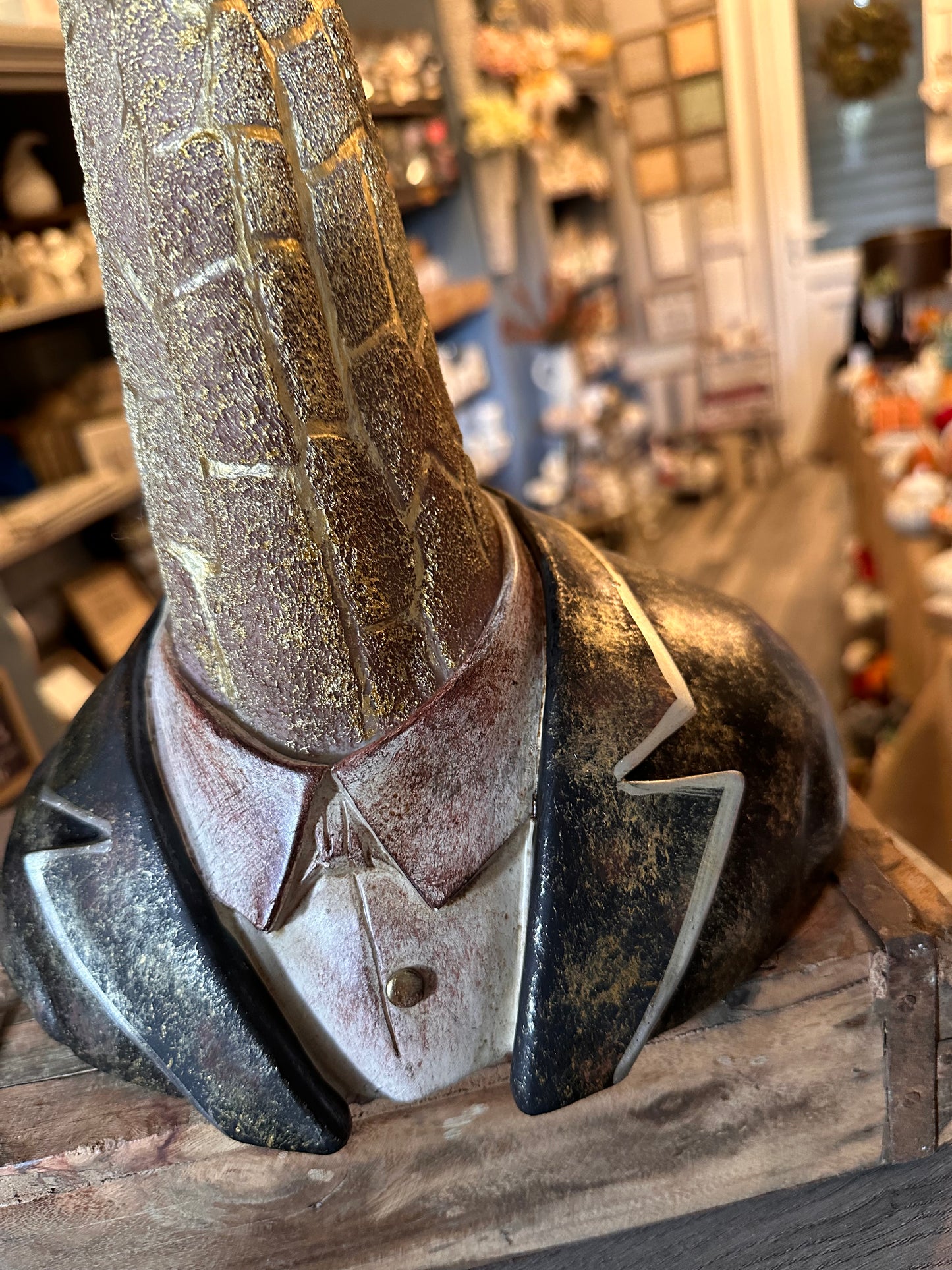 Stunning Large Quirky Gentleman Giraffe Bust