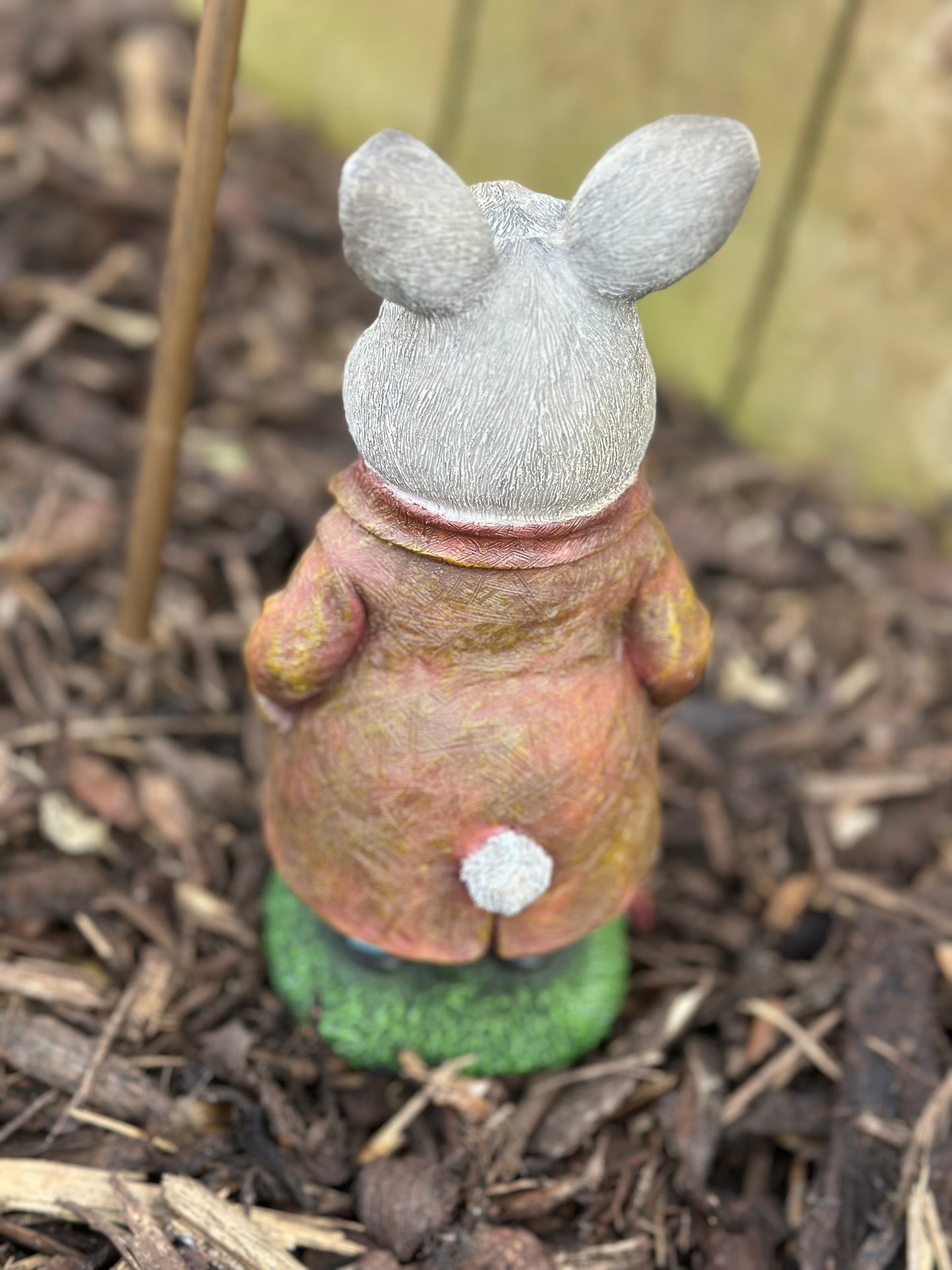Unusual Dressed Decorative Rabbit Garden Decor