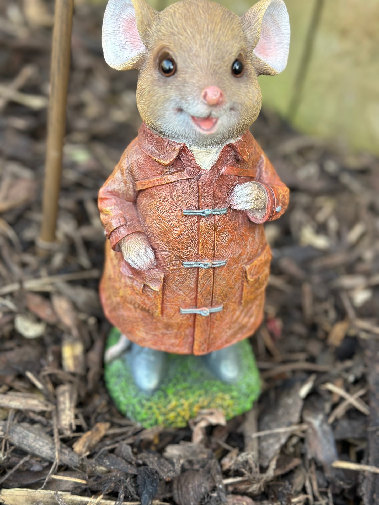 Quirky Dressed Decorative Mouse Garden Decor