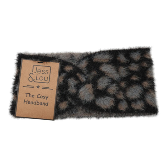 Jess & Lou Leopard Print Cosy Headband