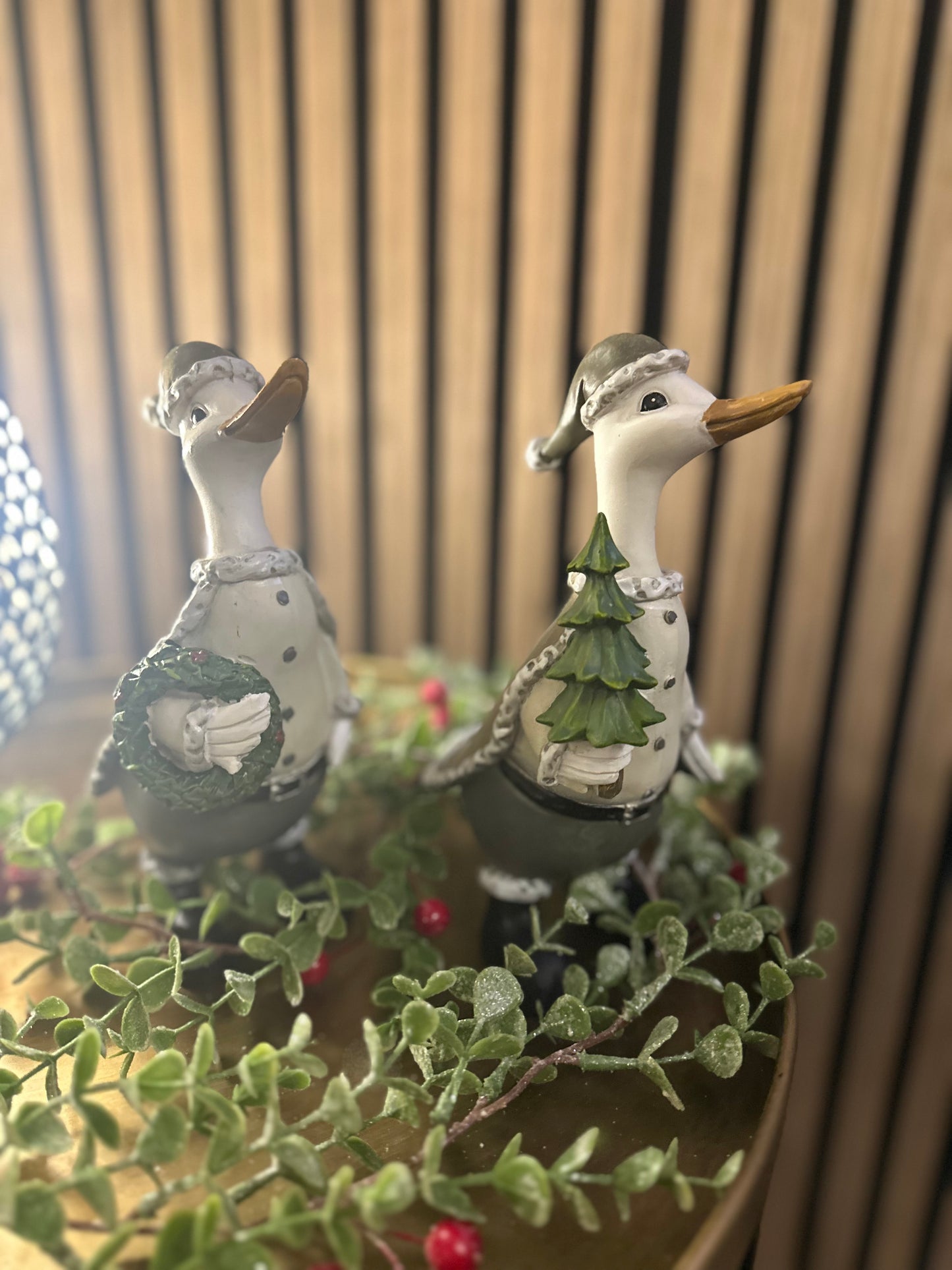 Gorgeous Christmas Decorative Ducks ~ Choice of 2