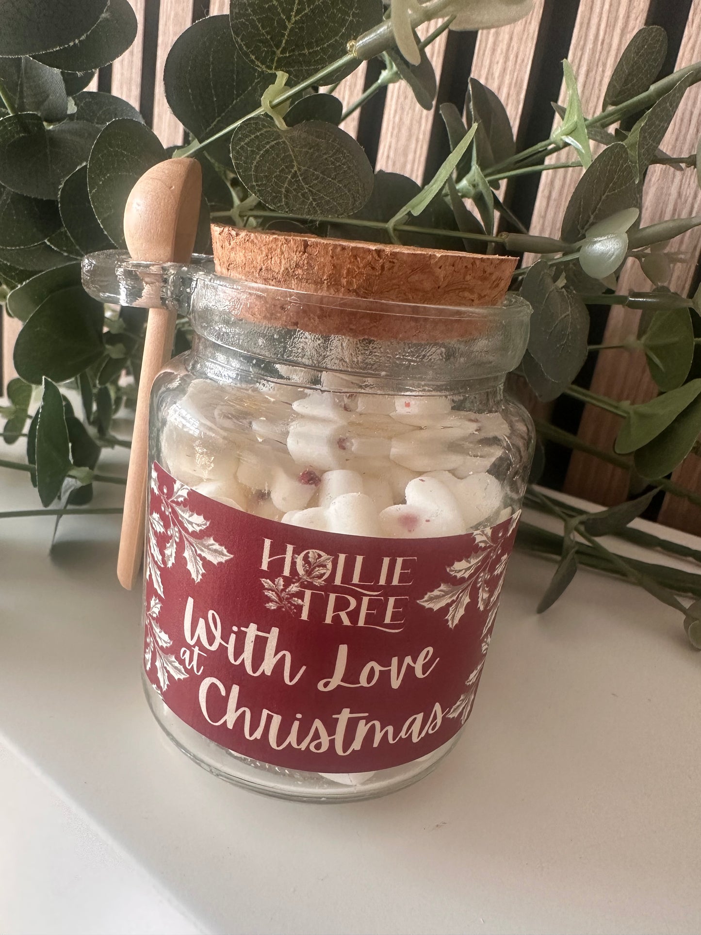 With Love at Christmas Melting Wax Pot ~ Snowdrop ~ 300 Hrs Burn Time