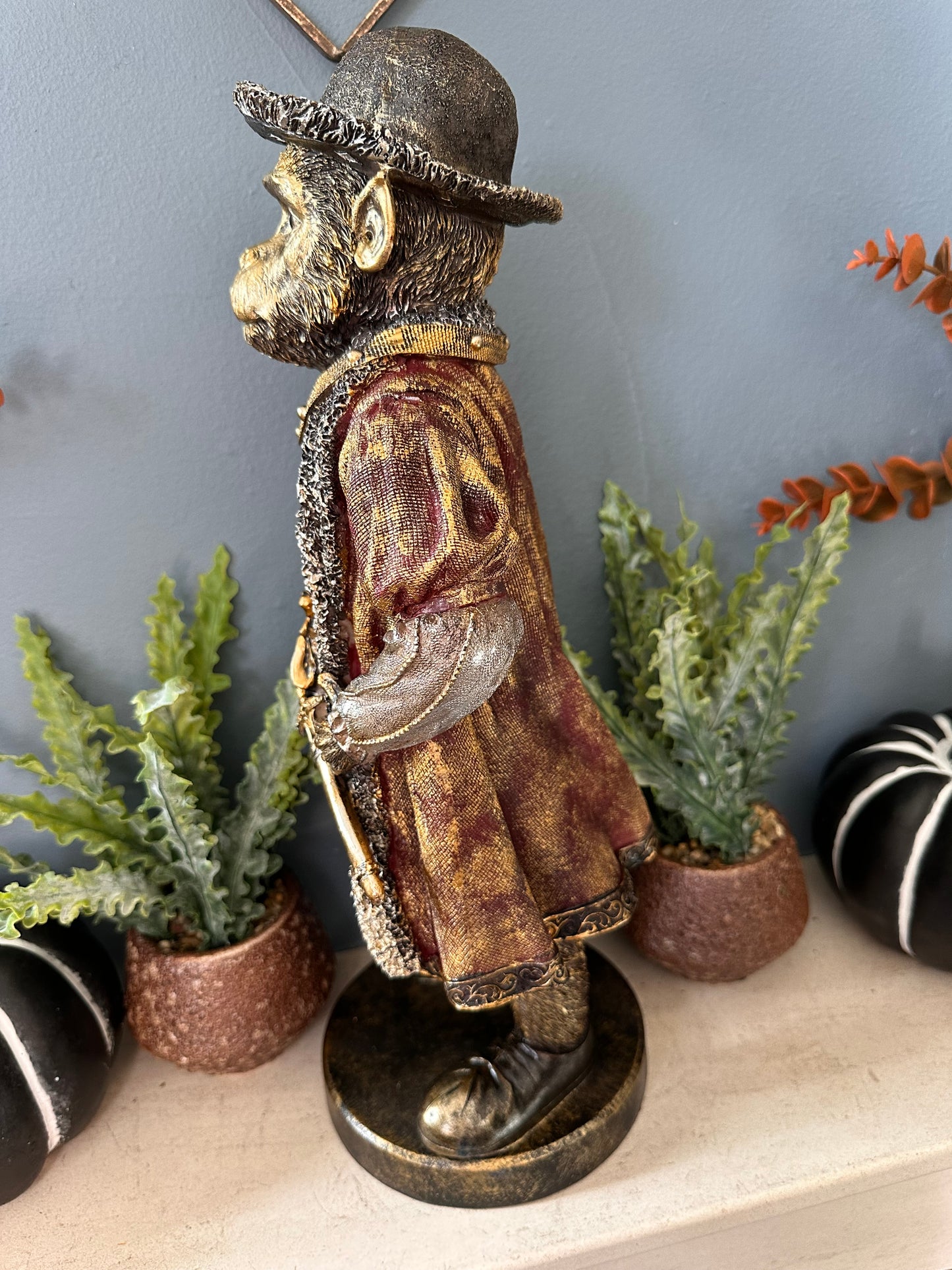Stunning Decorative Monkey in Costume with Sword