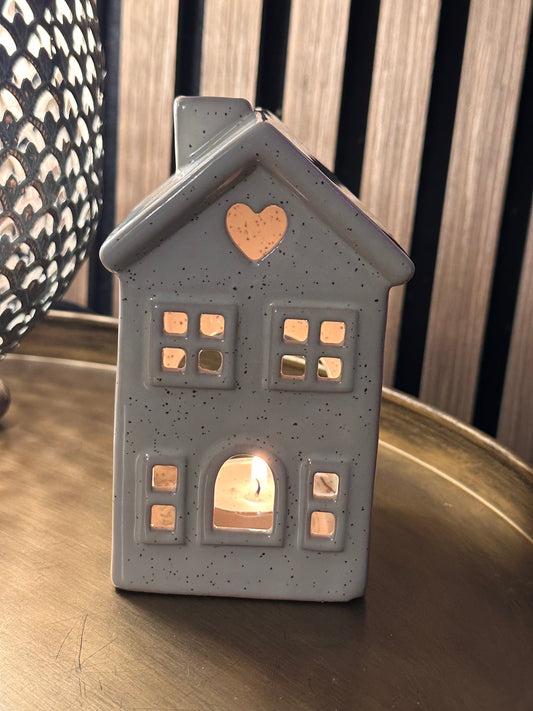Speckled Heart Tealight House