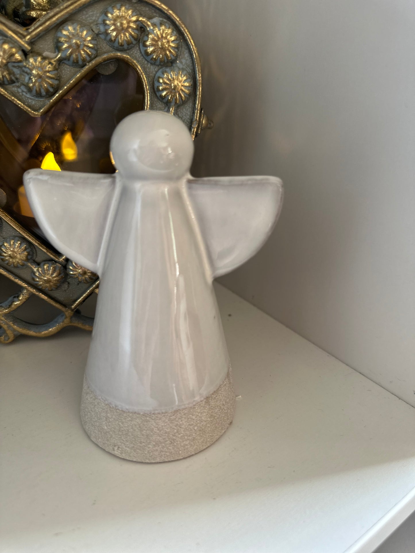 Ceramic Angel Decoration ~ Choice of 2