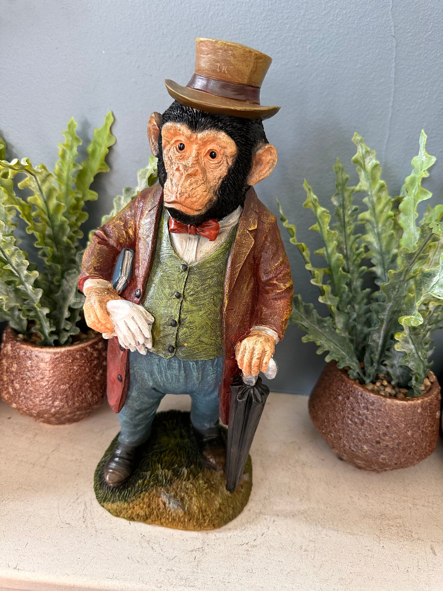 Resin  Monkey in Suit