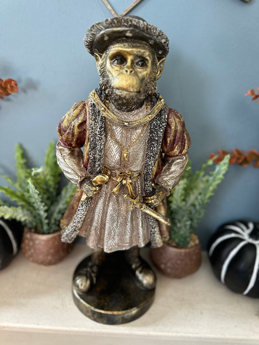 Stunning Decorative Monkey in Costume with Sword