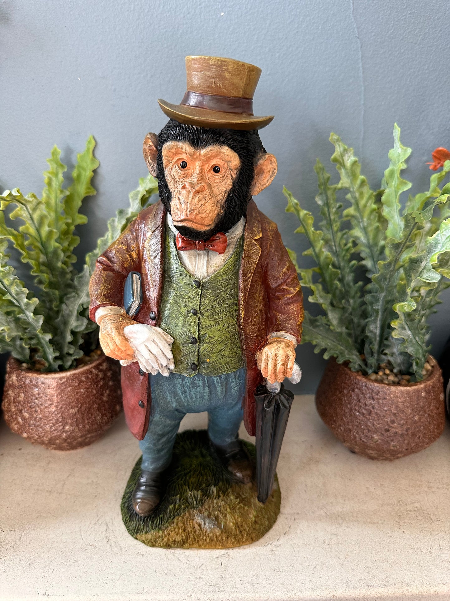 Resin  Monkey in Suit