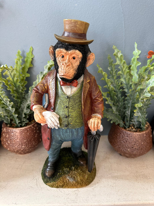 Resin  Monkey in Suit