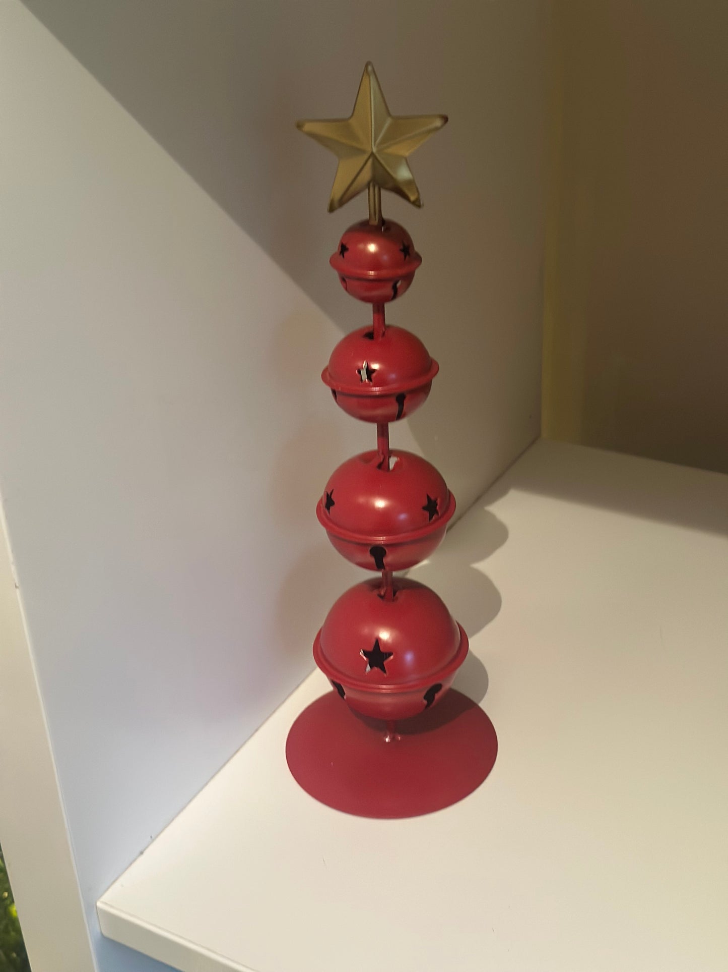 Red Bell Christmas Standing Decoration