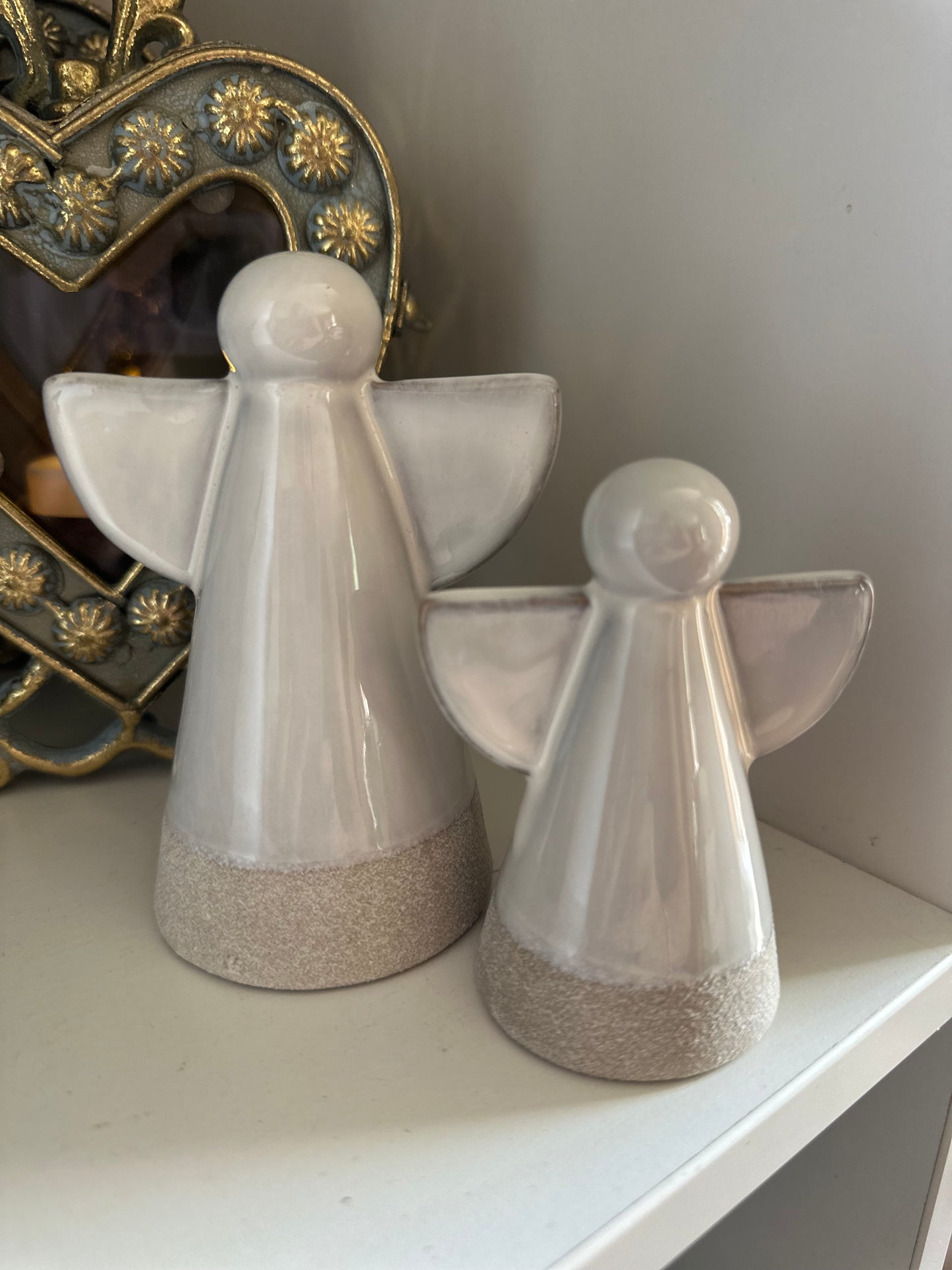 Ceramic Angel Decoration ~ Choice of 2