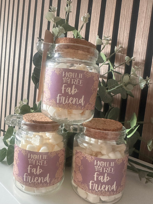 Fab Friend Melting Wax Pot ~ Pink Grapefruit ~ 300 Hrs Burn Time