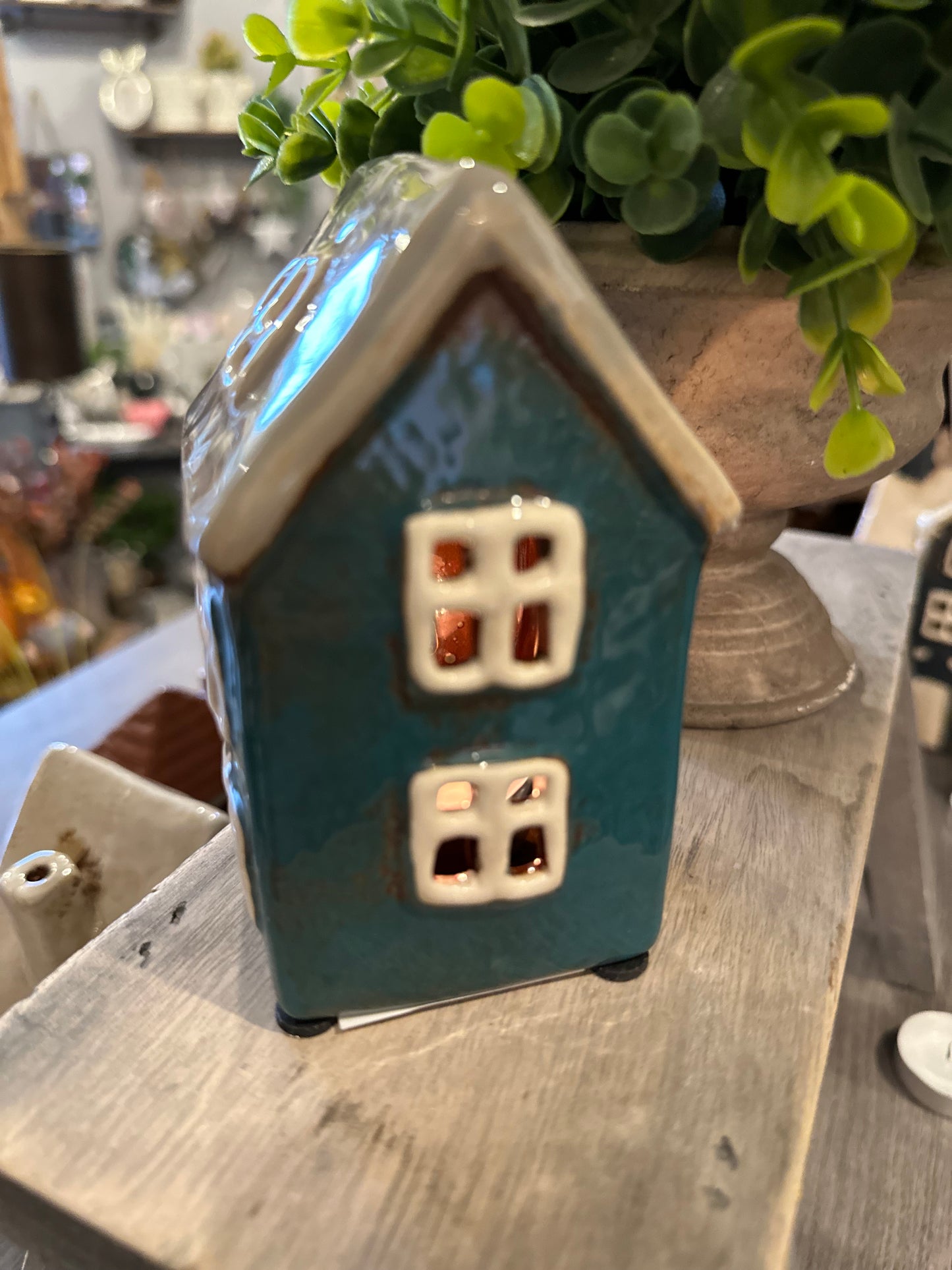 Decorative Ceramic Tealight House