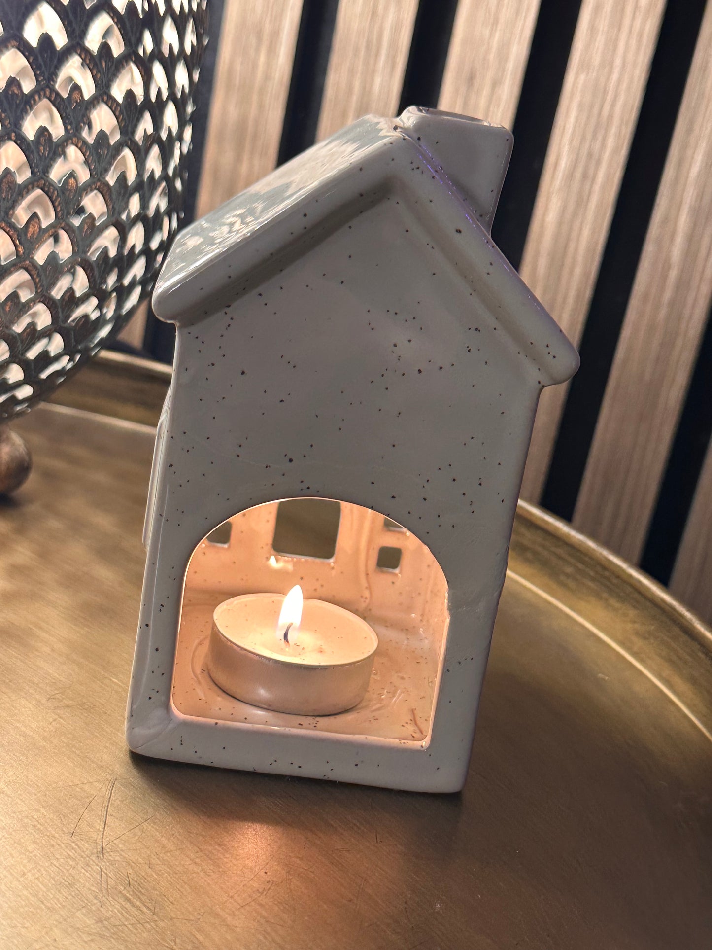 Speckled Heart Tealight House