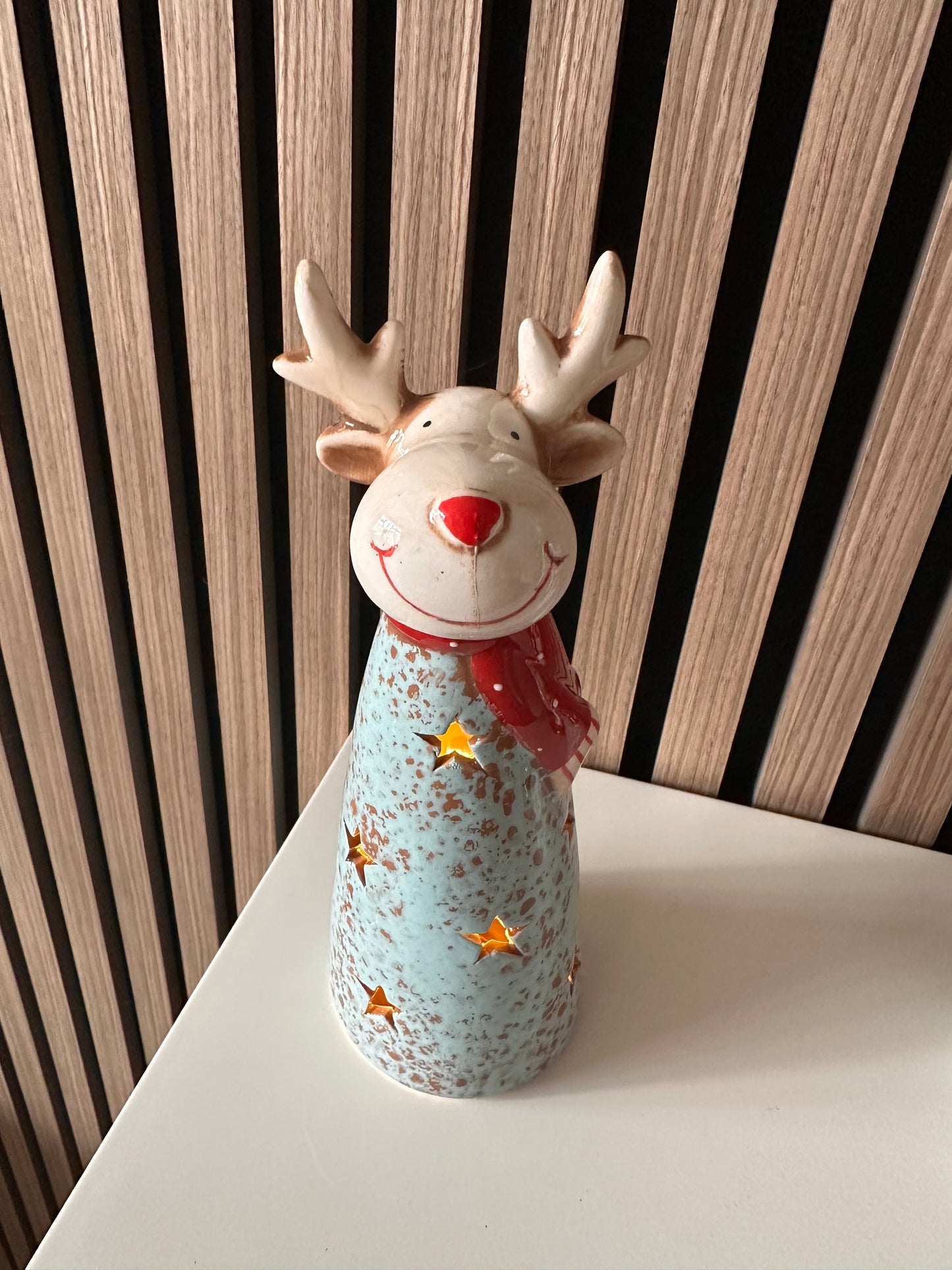 Ceramic Led Reindeers - 2 Sizes